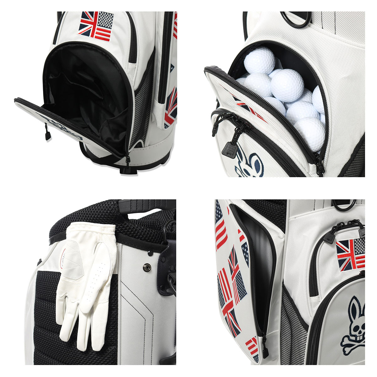 新品・訳アリ】サイコバニー 帆布 キャディバッグ サイコバニー ゴルフ