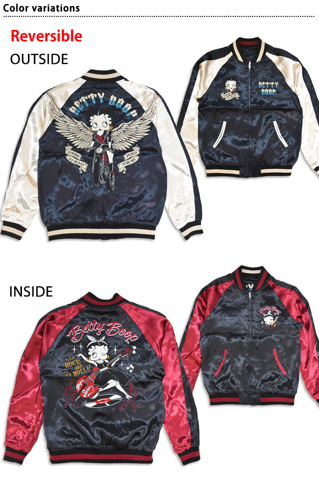 BETTY×ネバーマインド リバーシブルスカジャン NEVER MIND BBN-2609