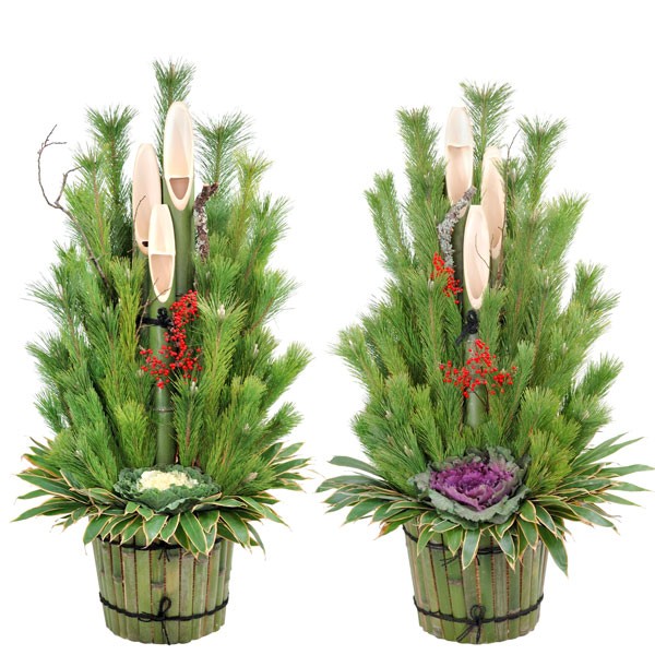 本格 門松 （大） 1.5m （大阪市と近郊のみお届け） 一対2台 すべて