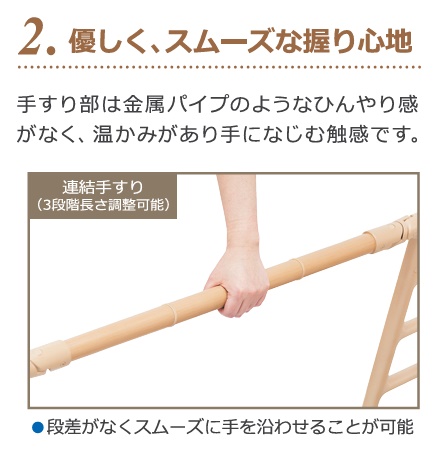 molten（モルテン） ルーツ エントランス 片手すり MNTPOE 介護 屋外用