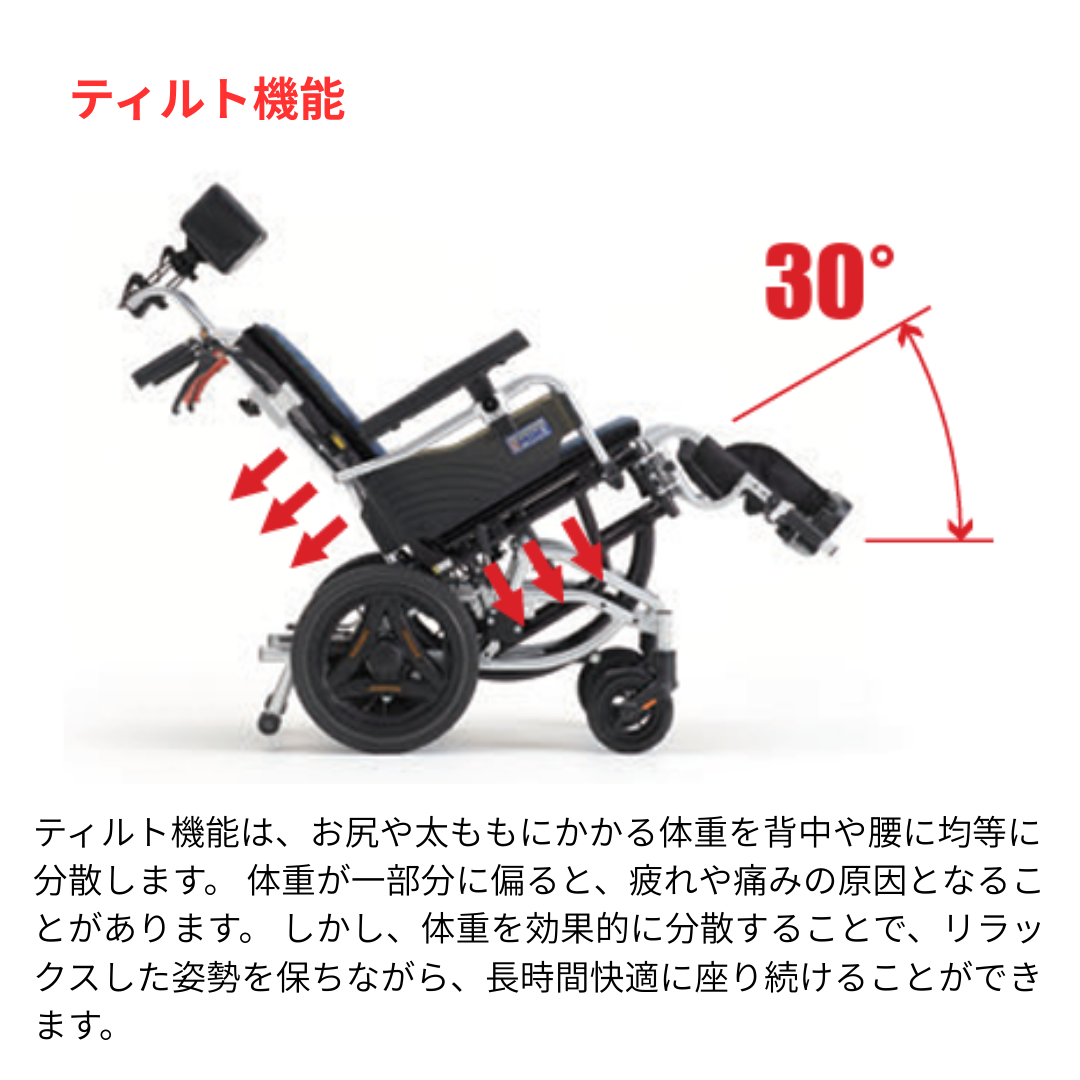 ミキ 1/15欠品2月中旬以降入荷(ミキ) ティルト車椅子 SKT-Ti-7