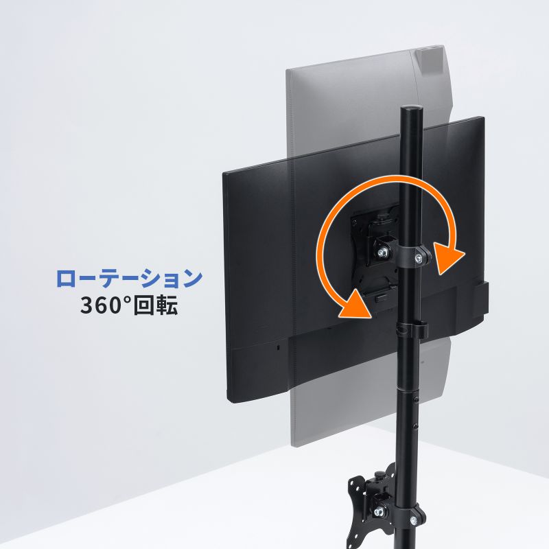 SANWA SUPPLY（サンワサプライ） モニターアーム 2画面 デュアル 32