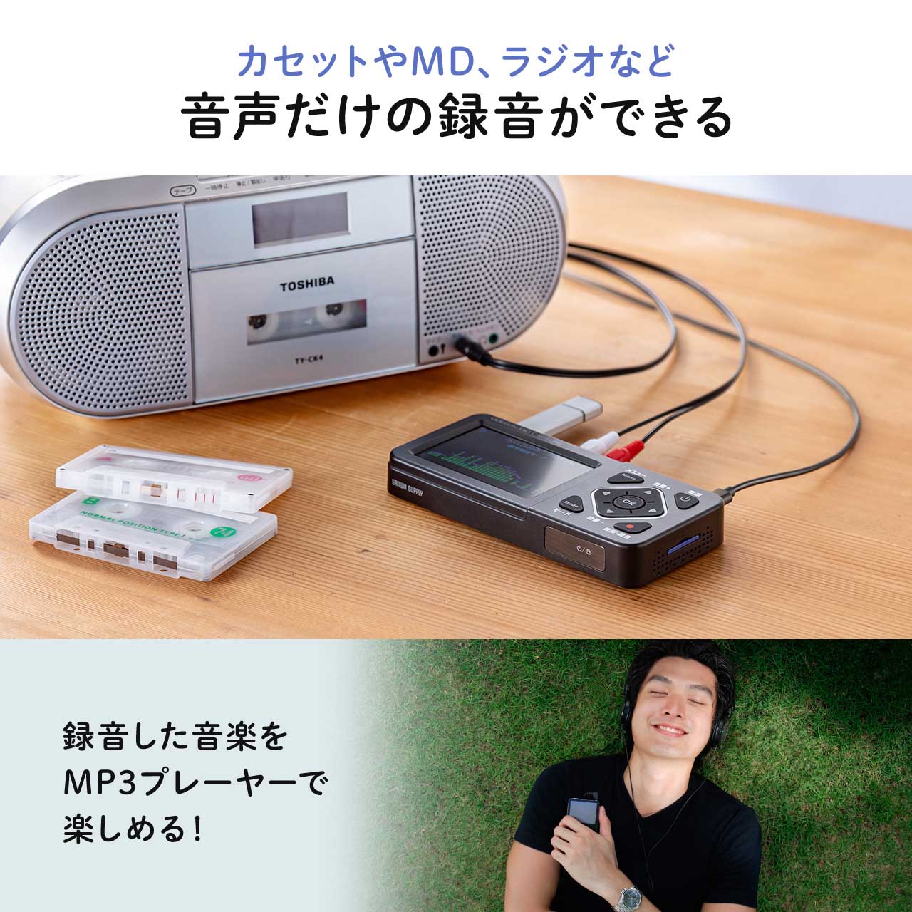 SANWA SUPPLY（サンワサプライ） ビデオキャプチャー ダビング