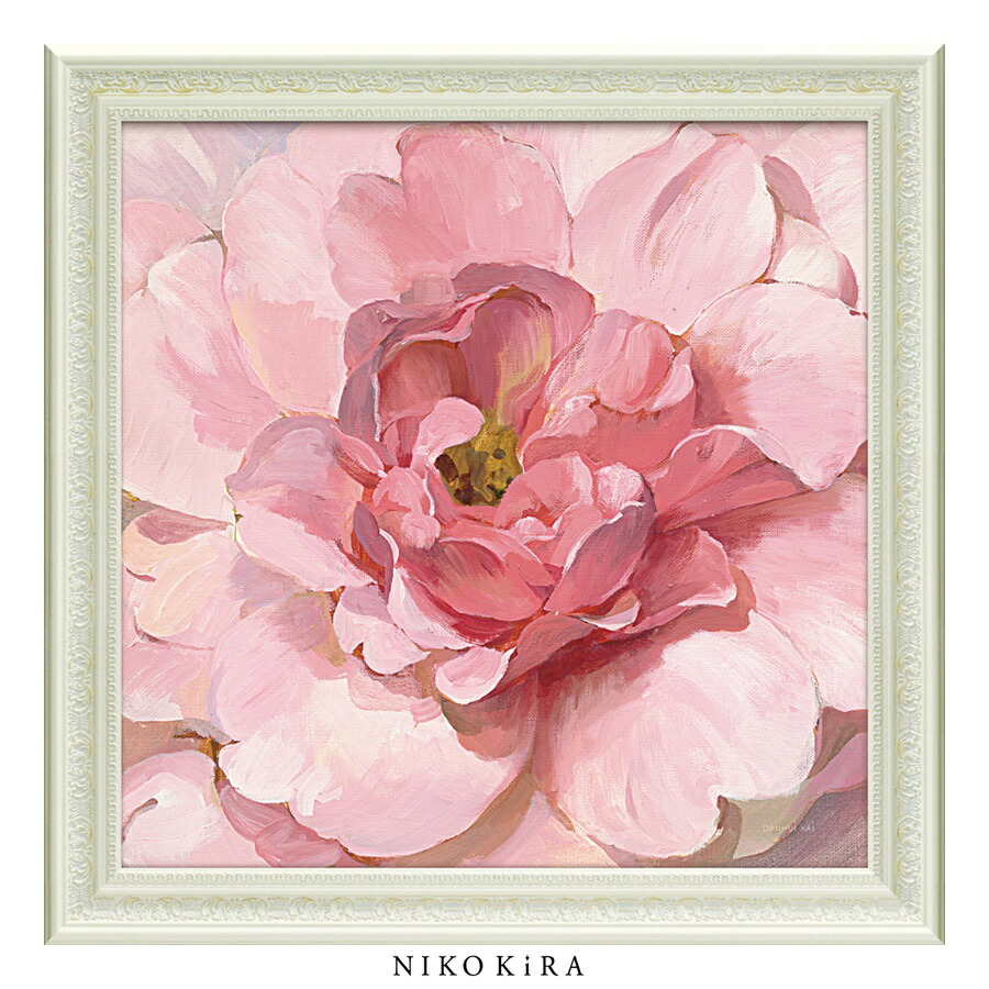 油絵 菅家令子 絵 絵画 インテリア 額付(白) uF6-071002 ばら 花 絵画