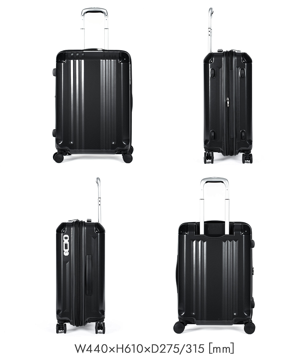 アジアラゲージ デカかるEdge スーツケース A.L.I ali-089-22w｜ONLINE