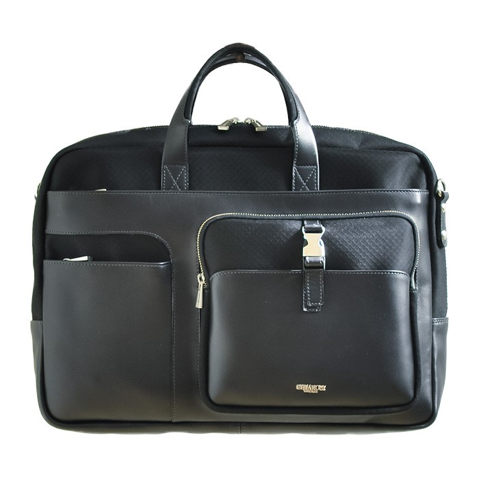 ビジネスバッグ 本革 ナイロン 黒 メンズ 通勤 軽量 ショルダーバッグ