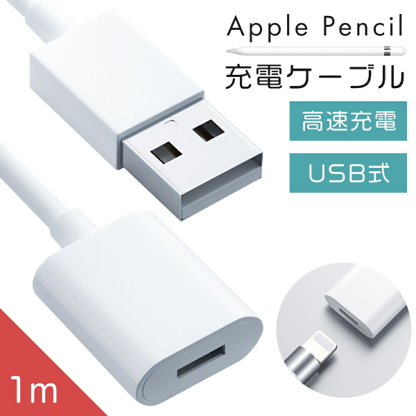 Apple pencil 充電ケーブル 充電 ケーブル アップルペンシル USB 第1