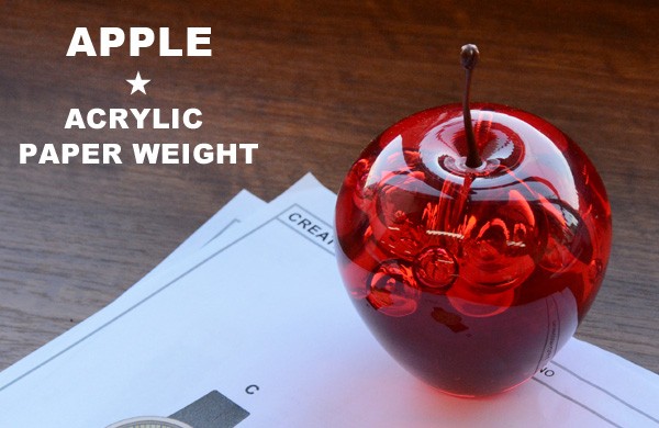 apple アップル ペーパーウェイト りんご型のペーパーウェイト