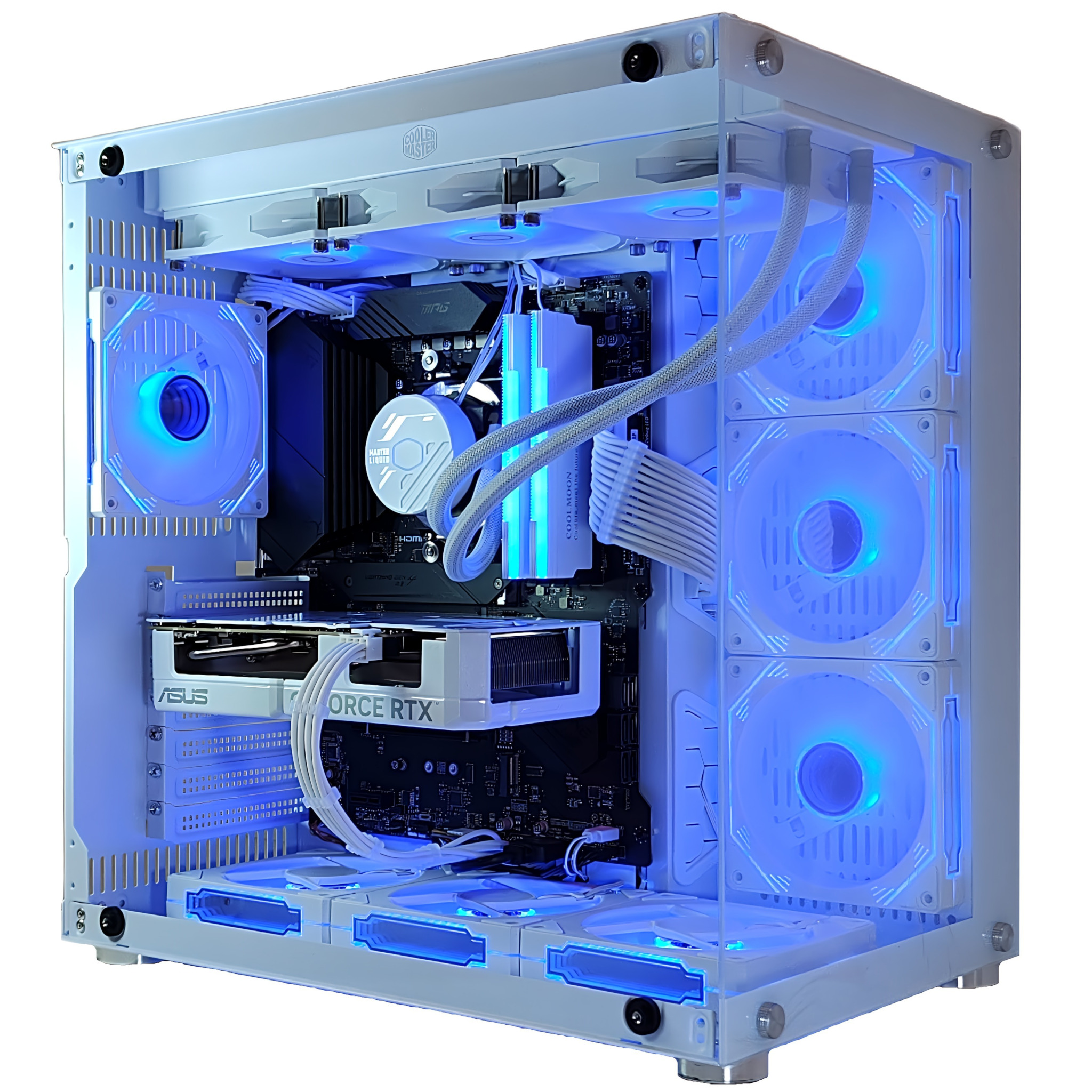 AMD Ryzen9 9950x3D ／ RTX5080 16GB ガラス2面ATX ゲーミングPC