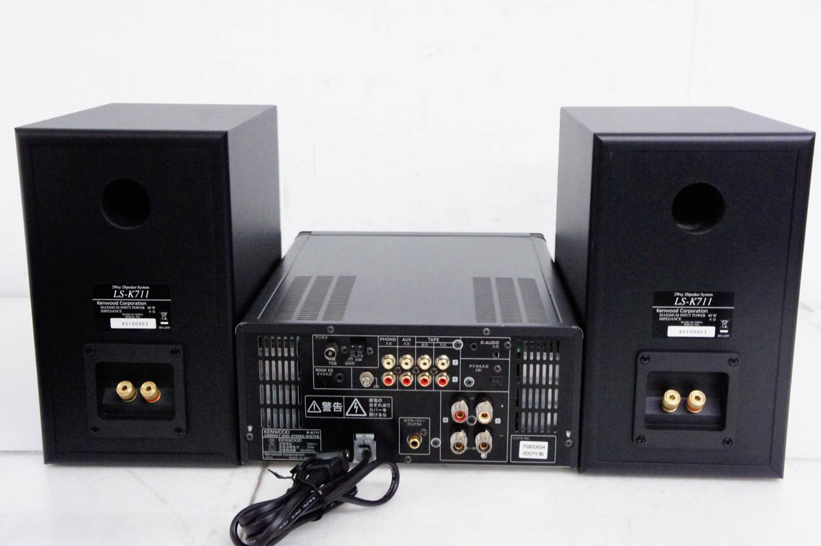 中古 KENWOODケンウッド コンパクトハイファイコンポーネントシステム