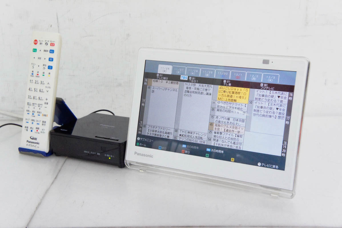 中古 Panasonicパナソニック 10V型ポータブル地上・BS・110度CS