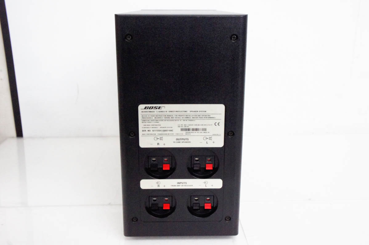中古 BOSEボーズ Bose Acoustimass 5 Series III speaker system