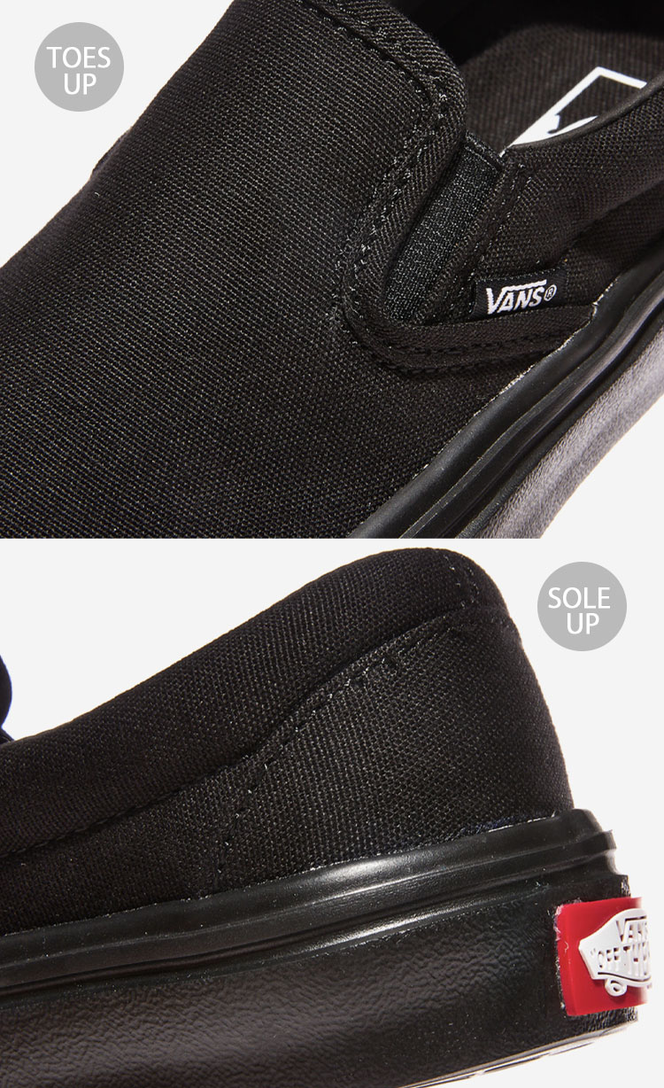 VANS（ヴァンズ） バンズ スニーカー SLIP ON LITE BLACK BLACK V98