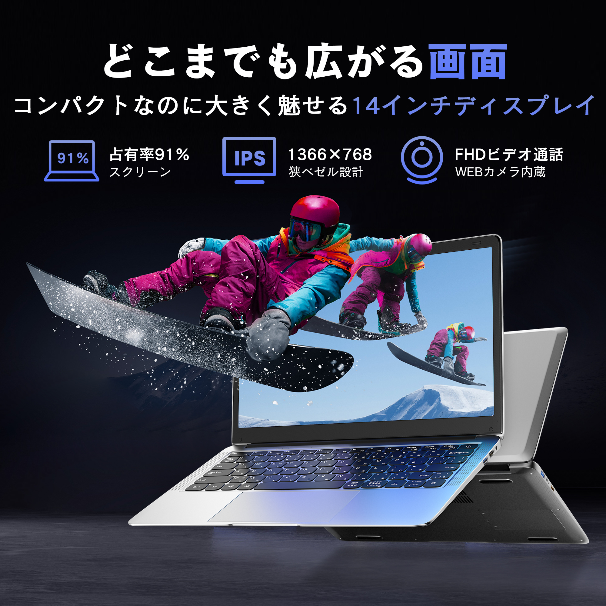 VETESA 新品 ノート windows11搭載 ノートパソコン 新品 軽量 薄型