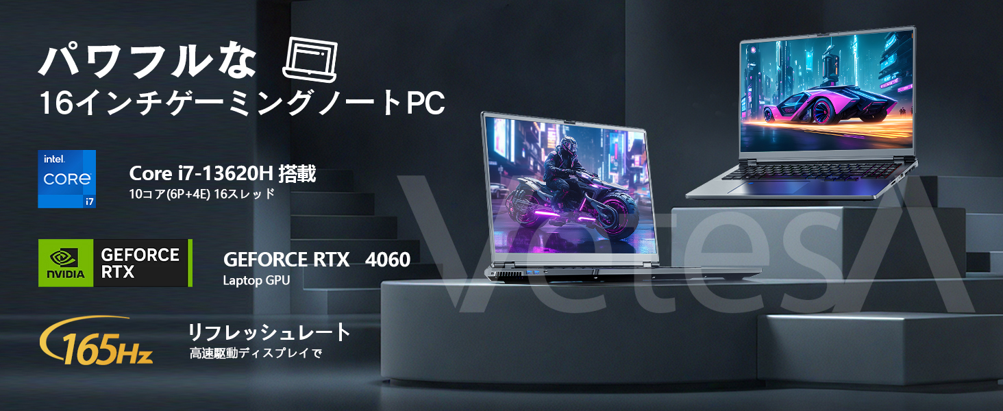 VETESA 新品ノートパソコン ゲーミング Office Windows11搭載 メモリ