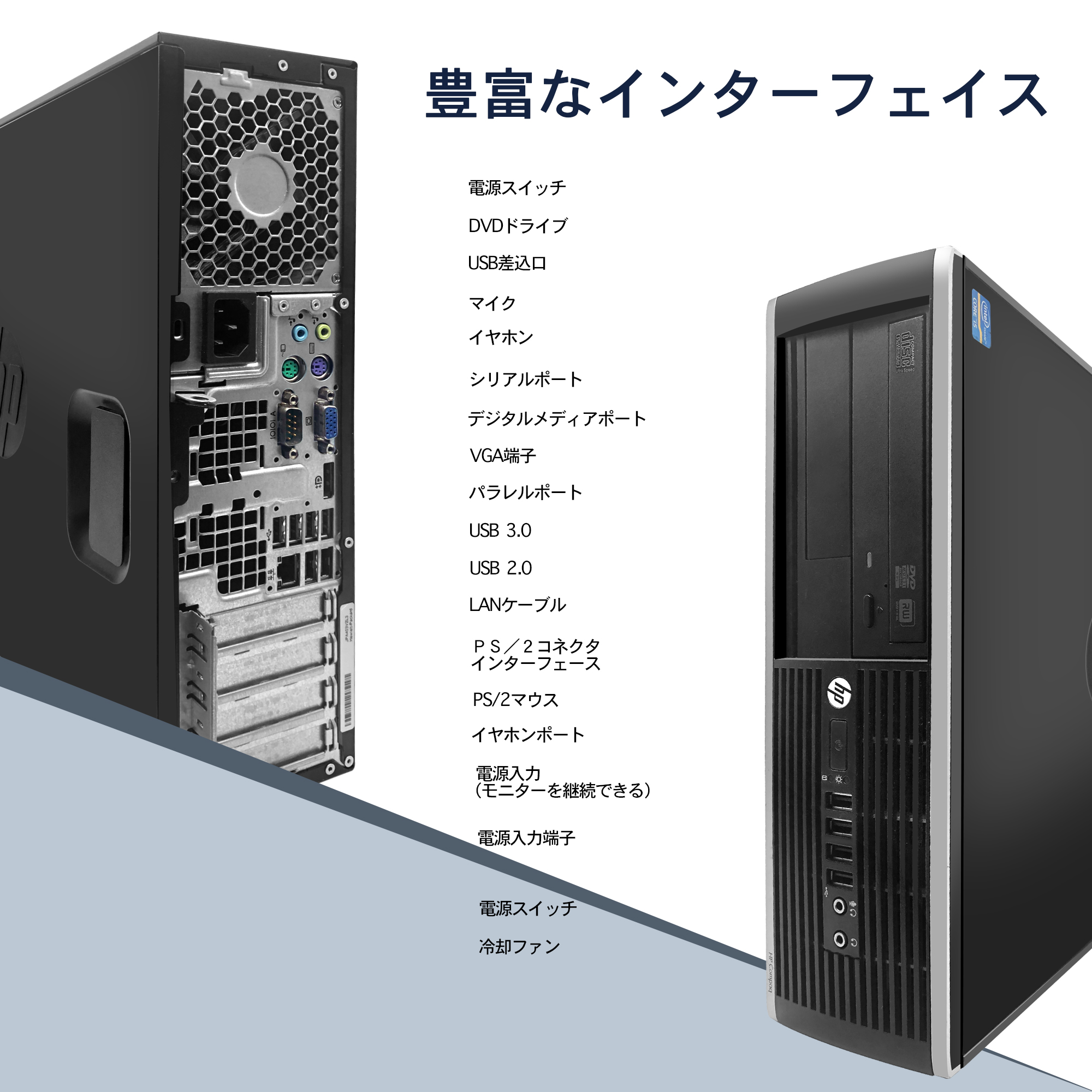 エイチピー 中古パソコン デスクトップパソコンoffice搭載 Windows11