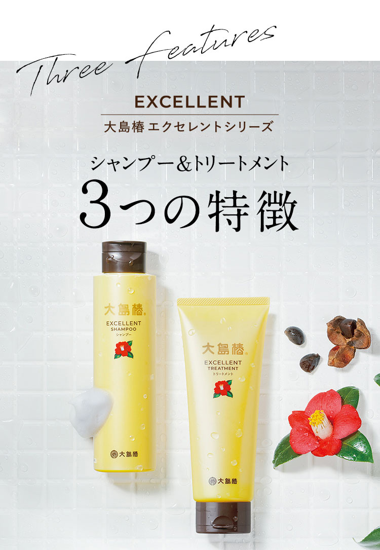 大島椿 エクセレントシャンプー ( 300ml )/ 大島椿シリーズ パサツキ