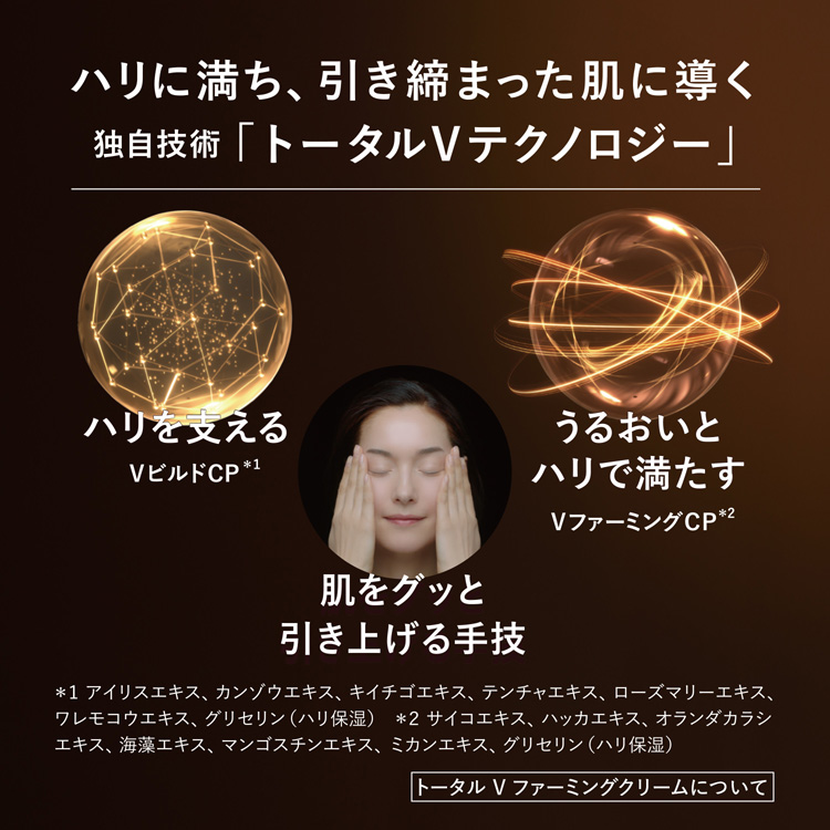 トータルVファーミングクリーム ローションしっとり+化粧水乳液