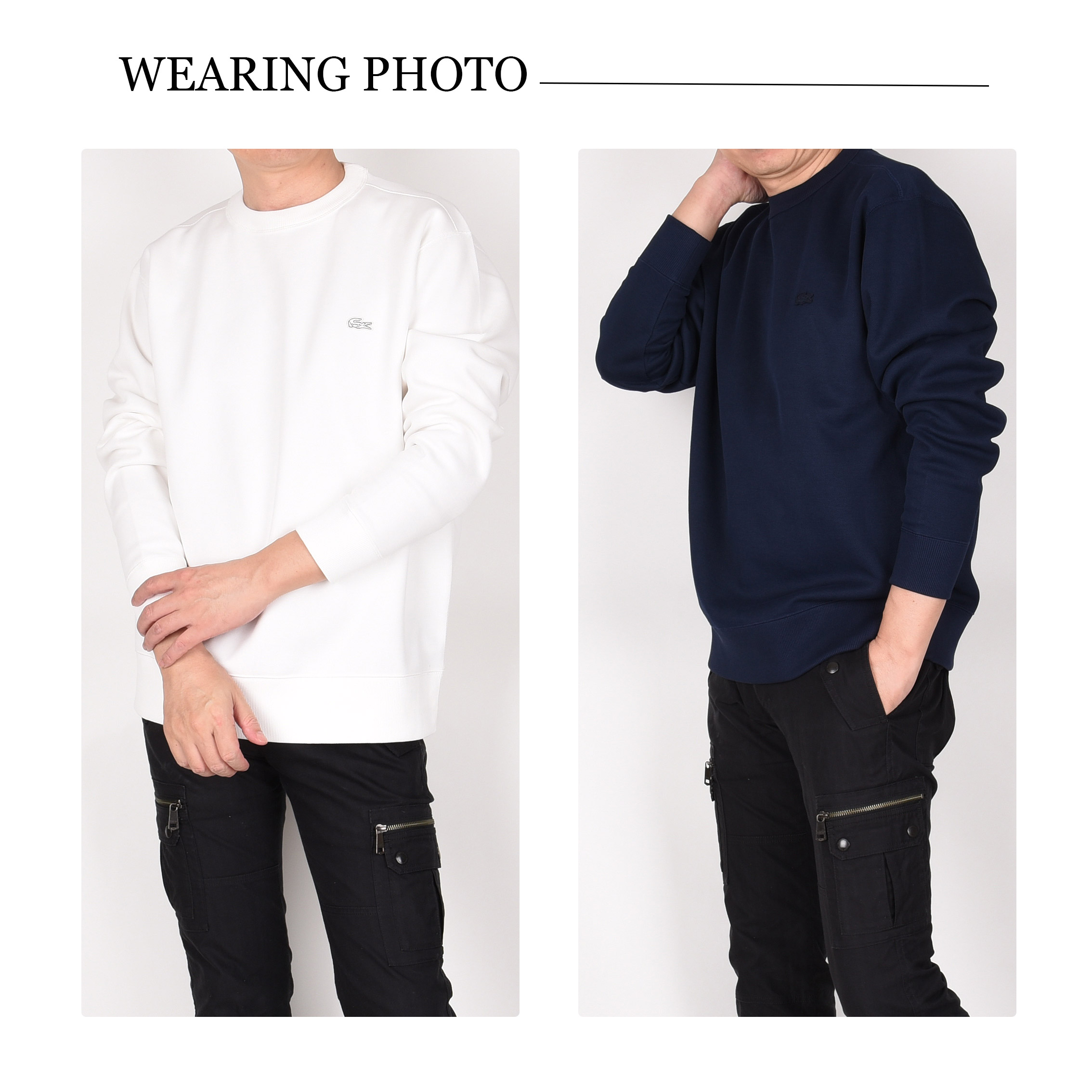 LACOSTE（ラコステ） メンズ ニット ロゴ 長袖 ファッション おしゃれ