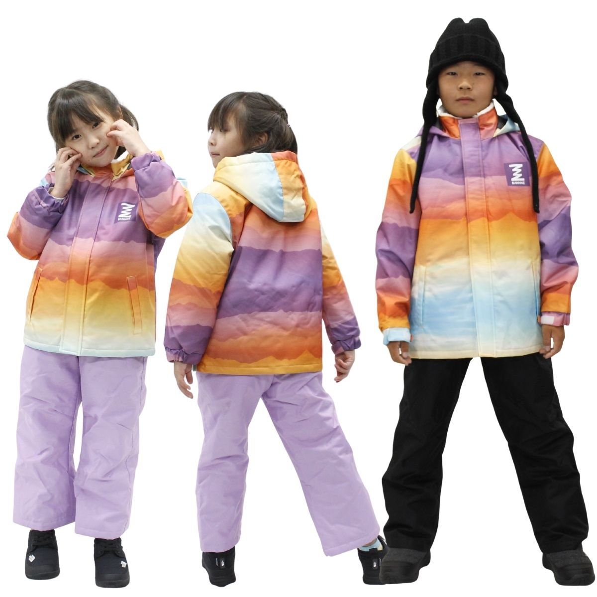 スキーウェア 上下セット キッズ ジュニア スノーボードウェア 子供用