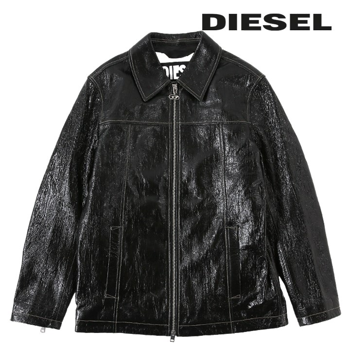 DIESEL（ディーゼル） シープスキンレザージャケット メンズ 羊革 本革