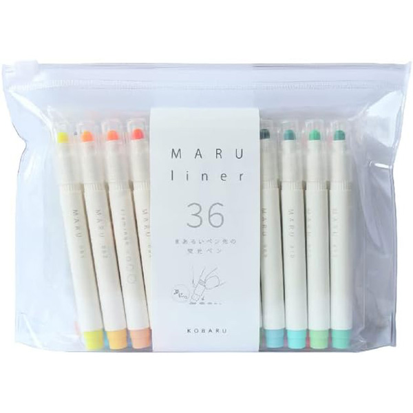 MARU liner マルライナー 36種ポーチ入りアソートセット 886-4800 日本