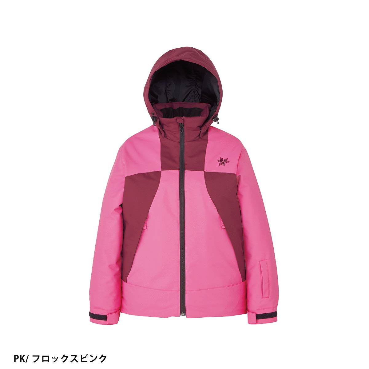 Goldwin スキーウェア ピンク フード付き GOLDWIN 上下セット スキー