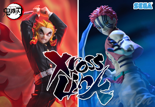 セガ（SEGA） 鬼滅の刃 XrossLink フィギュア 煉獄杏寿郎＆猗窩座 2体