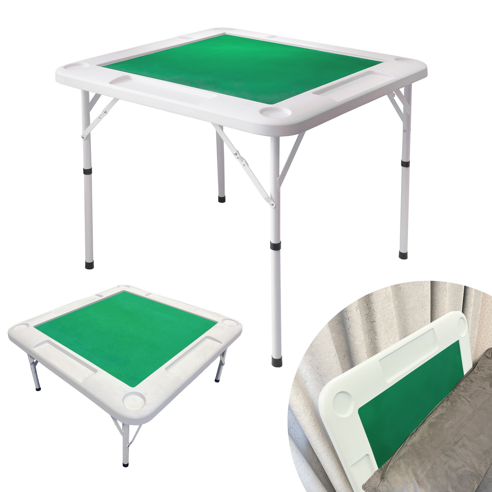 雀鳳（JONGHO） 麻雀卓 折りたたみ 手打ち 家庭用 座卓 持ち運び 麻雀