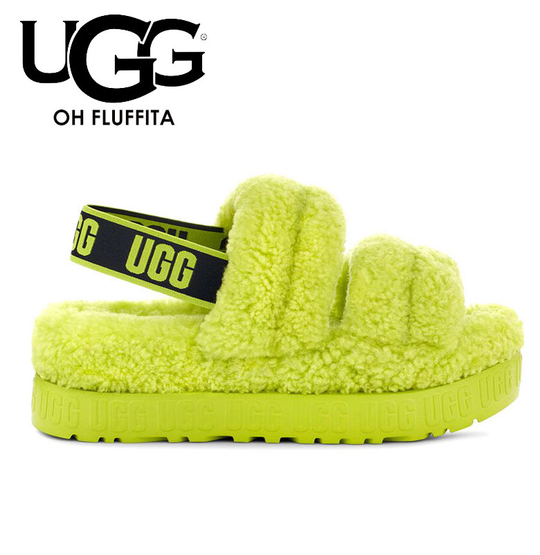 UGG（アグ） サンダル ファー レディース 厚底 おしゃれ 靴 120876 OH