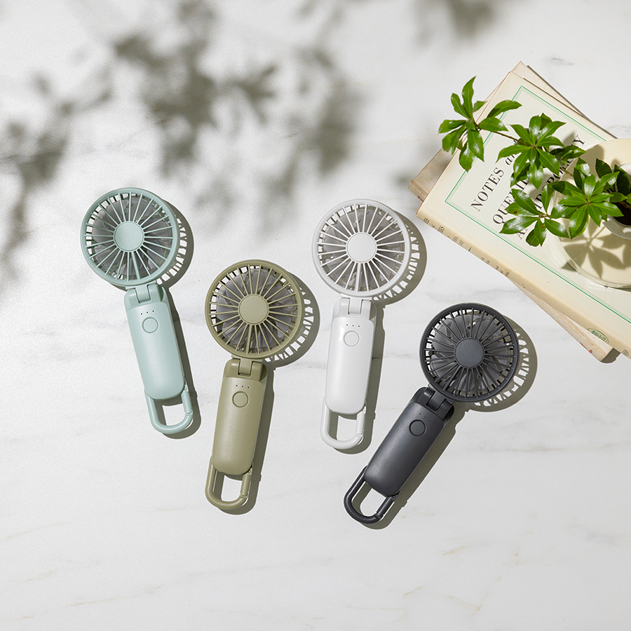 RHYTHM 選べる4色 リズム ハンディファン 2025 扇風機 大風量 3way