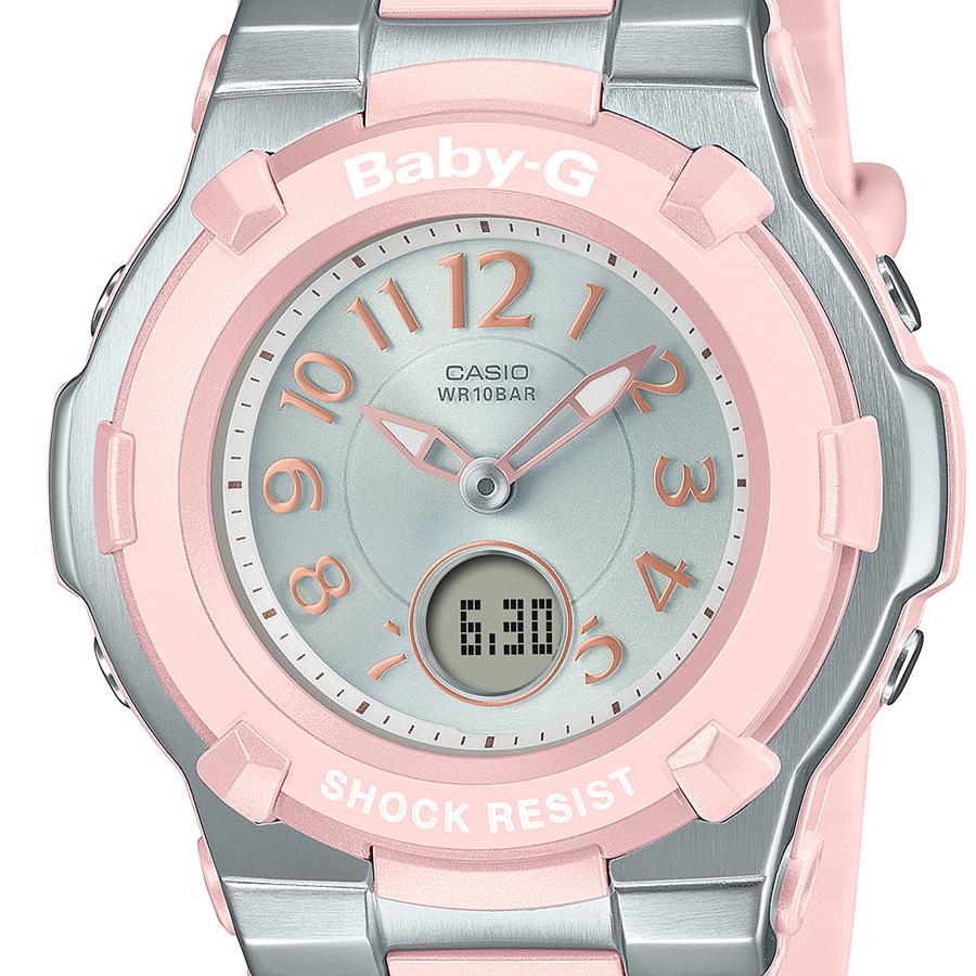 BABY-G 電波ソーラー BGA-1100-4B2JF レディース 腕時計 アナデジ 樹脂