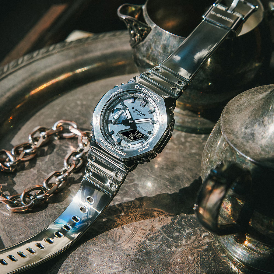 G-SHOCK メタルカバード ファインメタリック シルバー GM-2100YM-8AJF