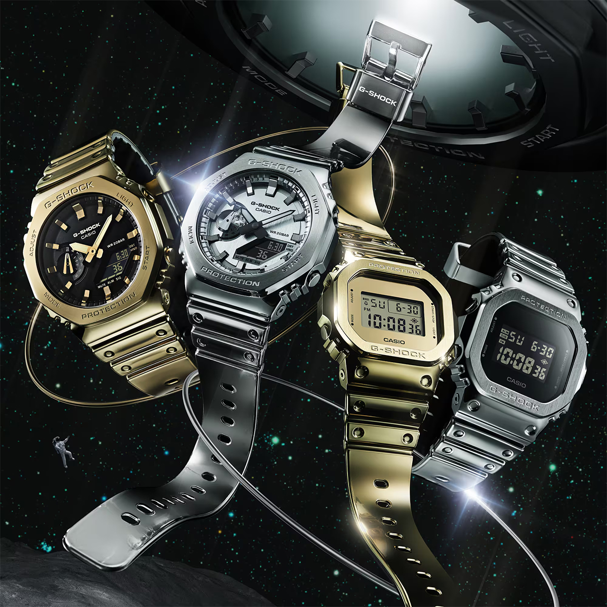 G-SHOCK メタルカバード ファインメタリック シルバー GM-2100YM-8AJF