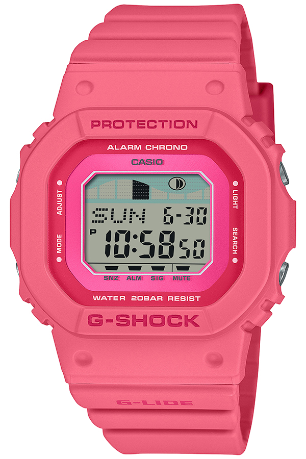 G-SHOCK G-LIDE ミッドサイズ ブライトフラワーカラー カンヒザクラ