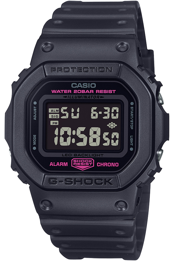 G-SHOCK ピンクリボン活動支援モデル DW-5600PK-1JR メンズ 腕時計