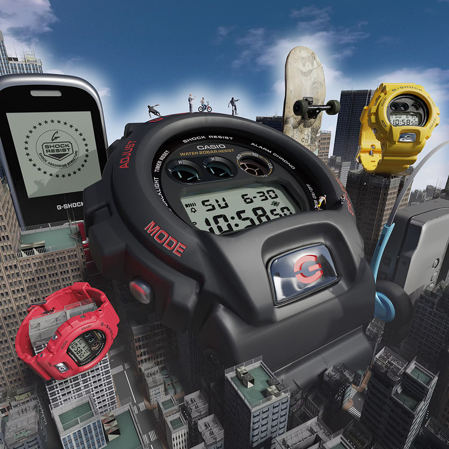 G-SHOCK DW-6900 30周年記念モデル DW-6900TR-1JR メンズ 腕時計 電池