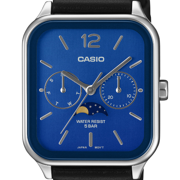 スタンダード（CASIO） カシオ コレクション 角型 ムーンフェイズ MTP