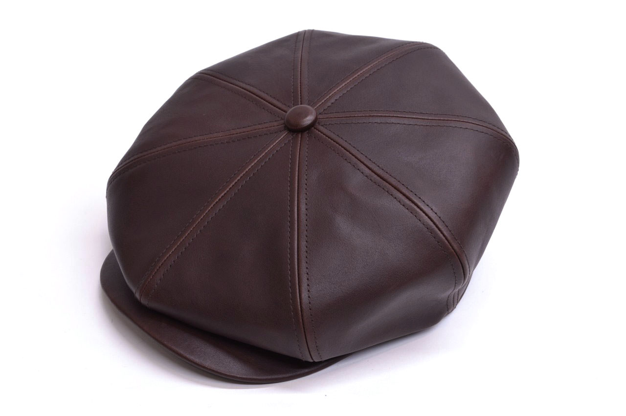 STETSON（ステットソン） オイルレザー（牛革）8枚はぎ ハンチング