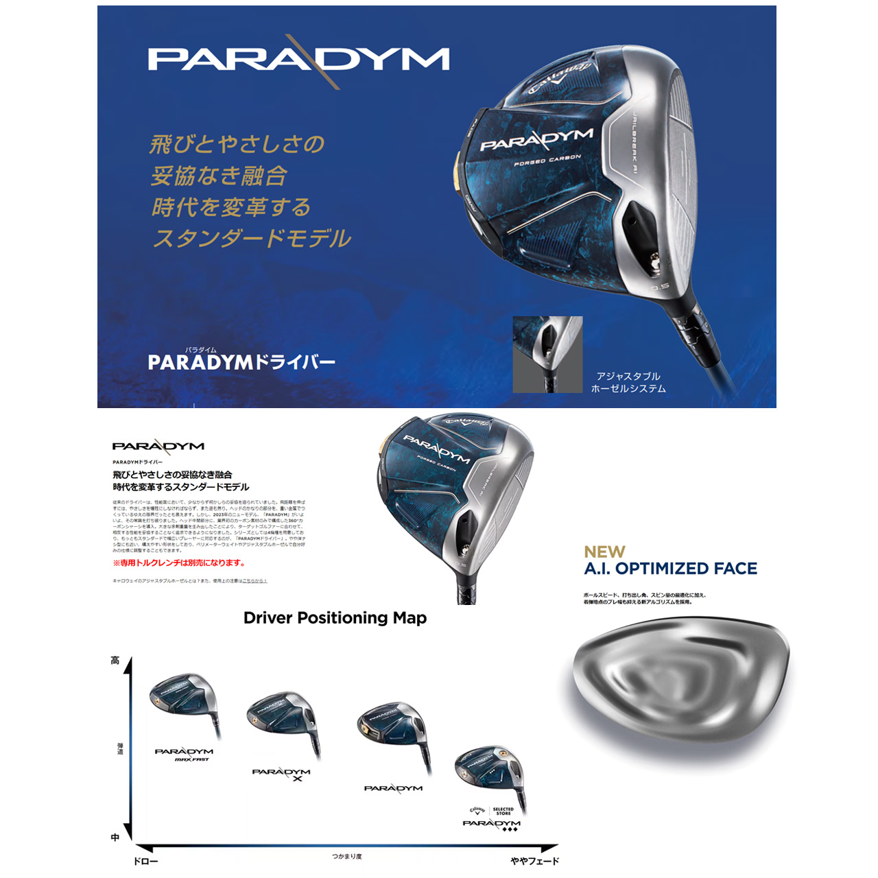 PARADYM キャロウェイ ゴルフ パラダイム ドライバー VENTUS TR 5 for