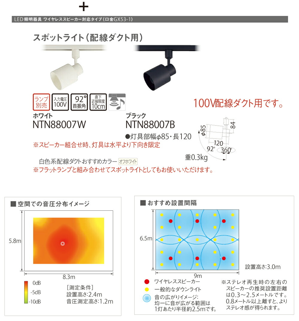 Panasonic（パナソニック） 配線ダクト取付型LED照明器具＋ワイヤレス