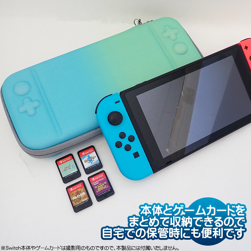 Nintendo Switch/Switch Lite対応 キャリングケース ゲームカード10枚