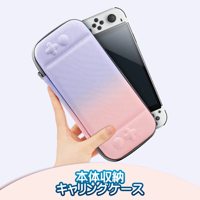 Nintendo Switch/Switch Lite対応 キャリングケース ゲームカード10枚