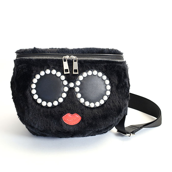 a-jolie（アジョリー） ファーバッグ パールサングラス ショルダー