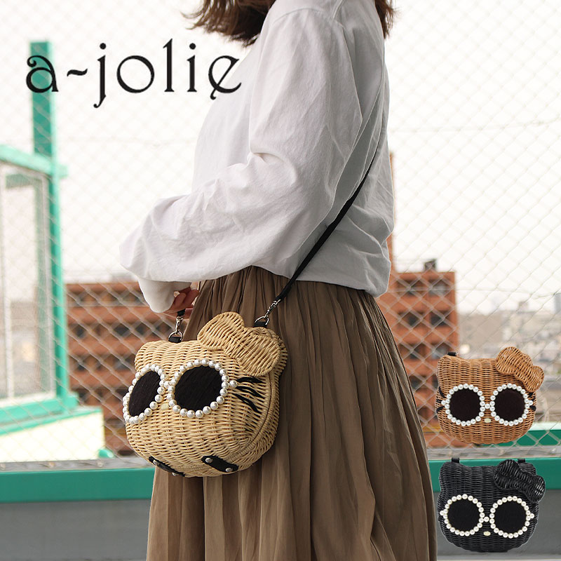 a-jolie（アジョリー） かごバッグ キティちゃんかごバッグ