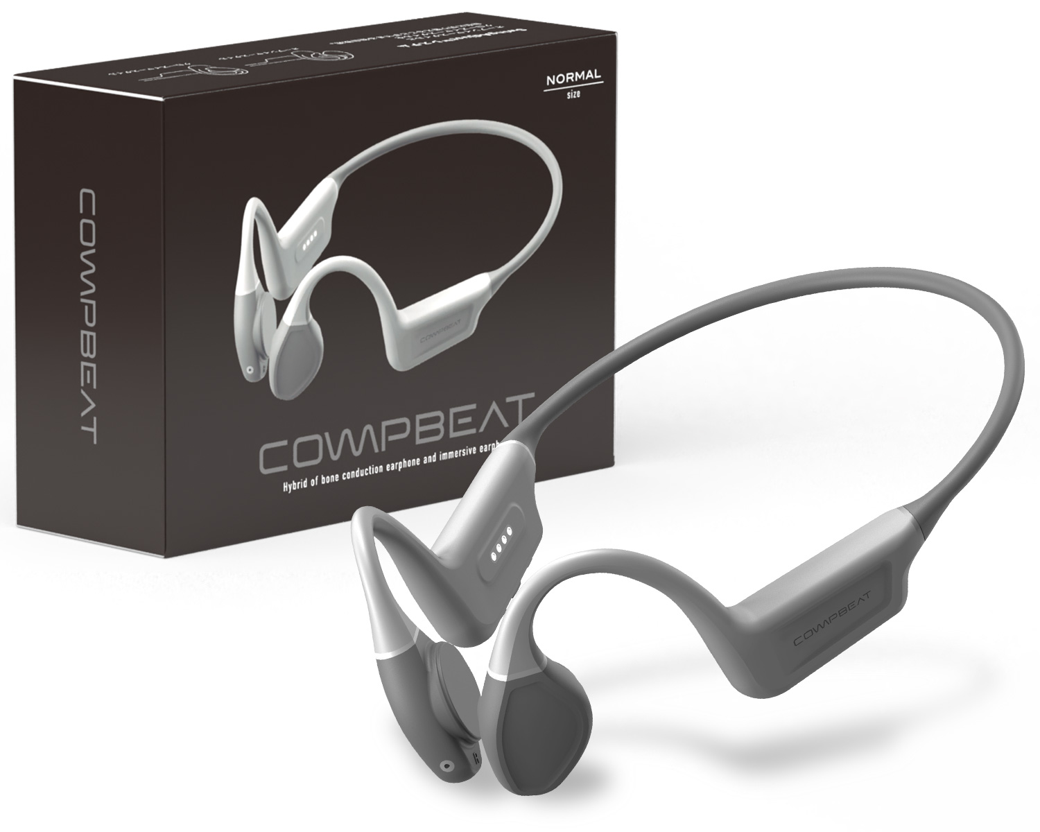 骨伝導イヤホン ワイヤレスイヤホン bluetooth 【COMPBEAT オープン