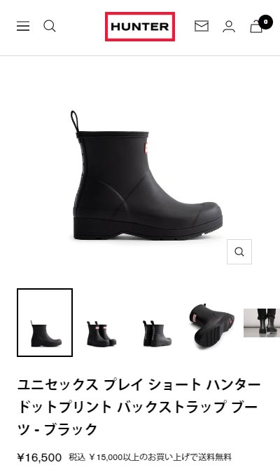 HUNTER（ハンター） 国内正規品 レインシューズ メンズ レディース