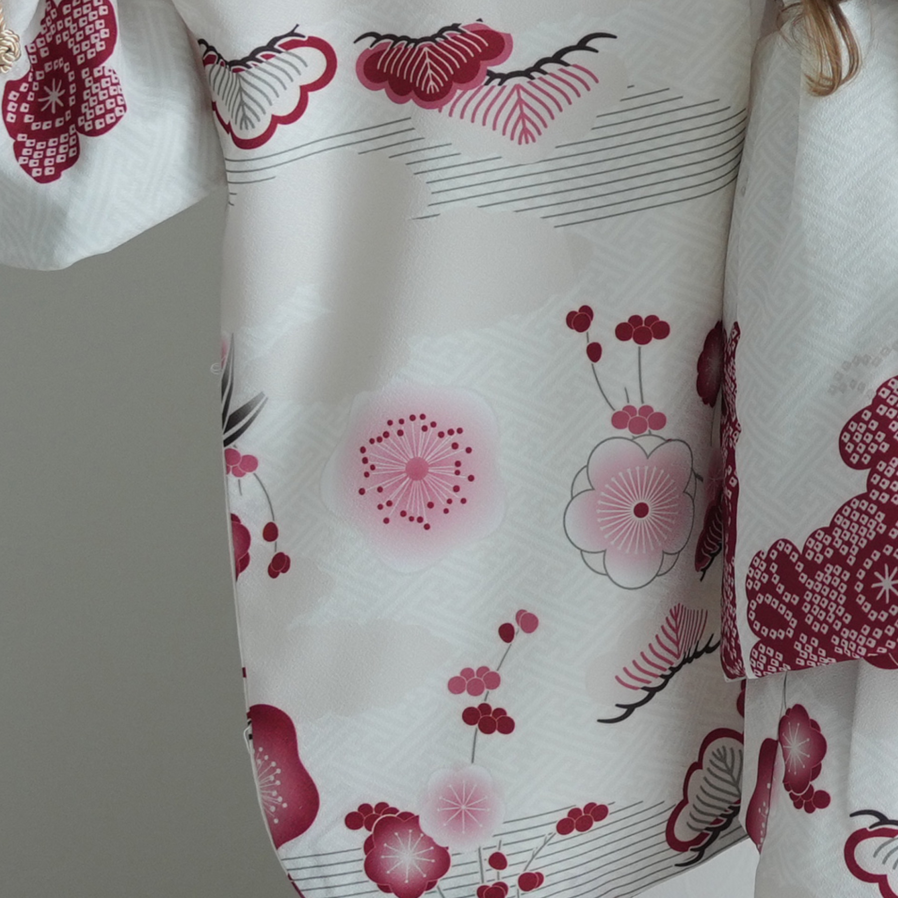 七五三 着物 3歳 女の子 ひよこ商店 kids ベレー帽つき被布フルセット