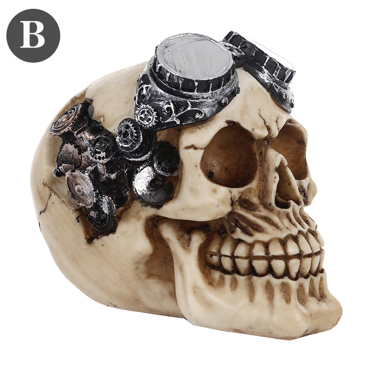 スカル ドクロ 置物 ガイコツ 海賊 ハロウィン 骸骨 髑髏 頭蓋骨