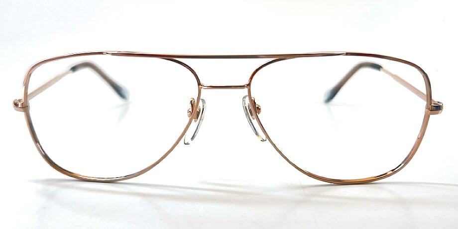 ヴィンテージ メタルオート、ティアドロップ メガネフレーム SILVER